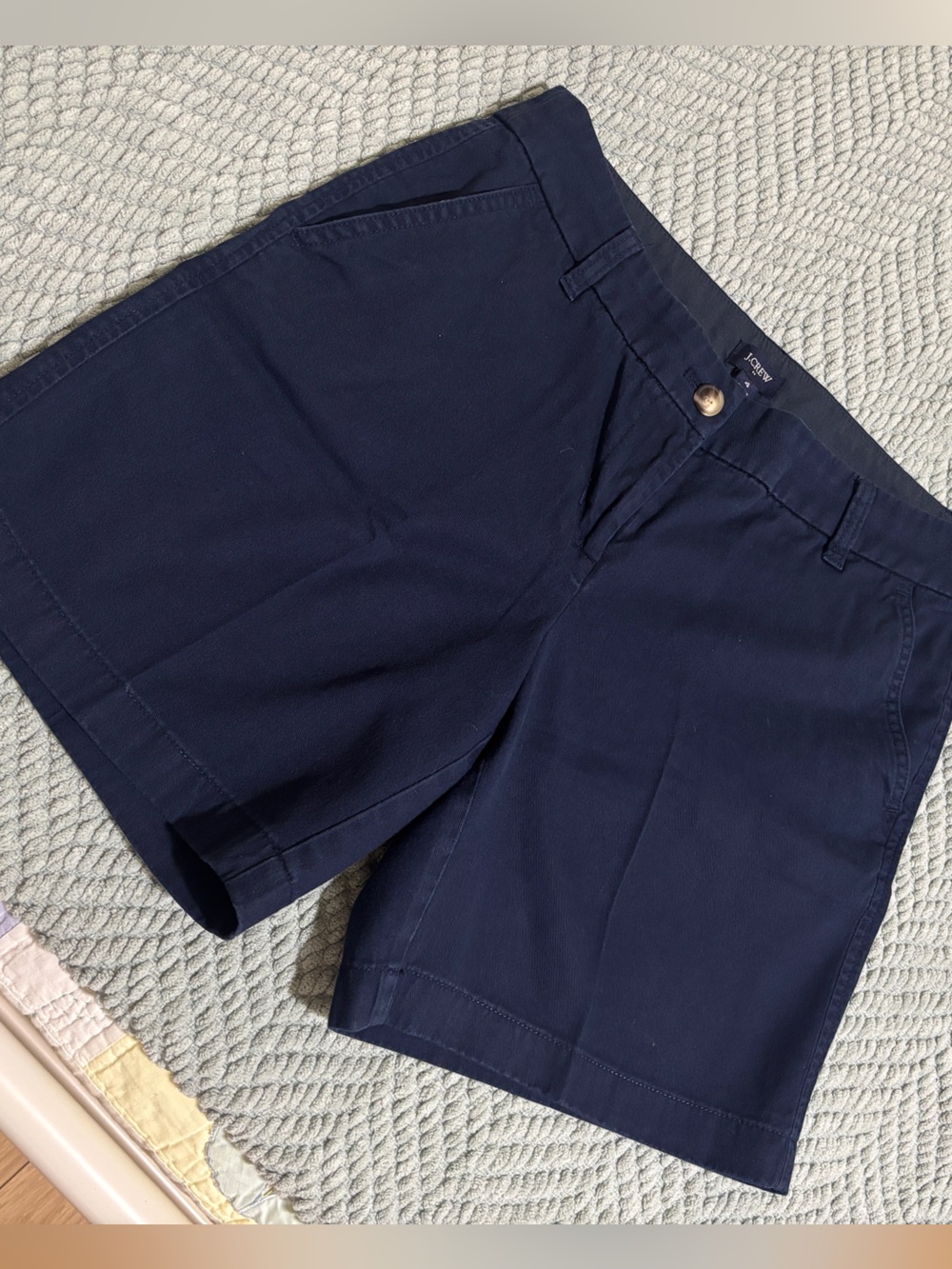 J. Crew Navy Chino Bermuda Shorts